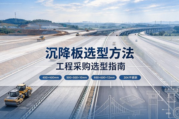青白江沉降板选择方法