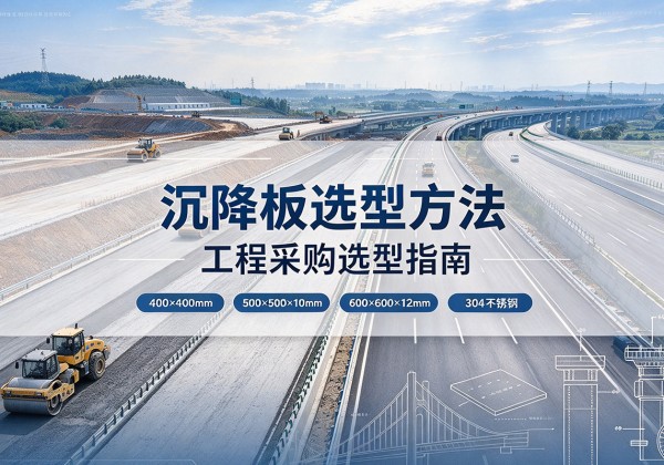 青白江沉降板选择方法